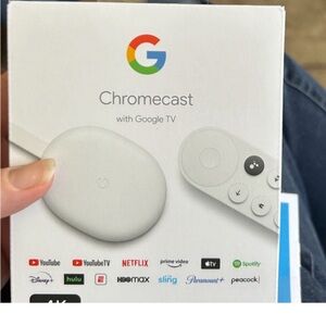 New in box google chromecast 4k